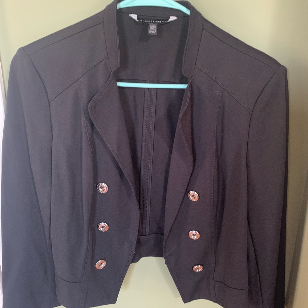 Black waist jacket NWOT White House black market
